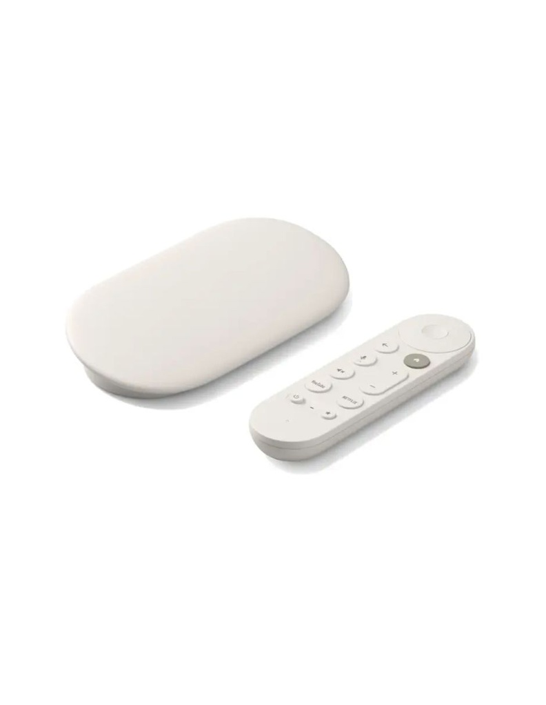 Google TV Streamer 4K Porcelain – Reproductor 4K HDR Dolby Vision/Atmos, 32 GB, Control por Voz, Hub Smart Home