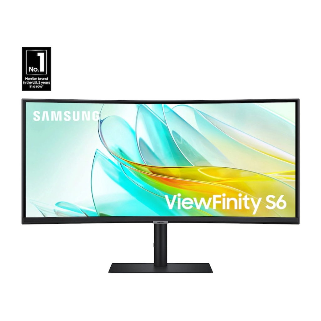 Monitor Curvo Samsung ViewFinity S65UC 34" Ultra-WQHD – 100Hz, HDR10, AMD FreeSync, USB-C 90W, Altavoces Integrados, KVM, LAN, Diseño Ergonómico