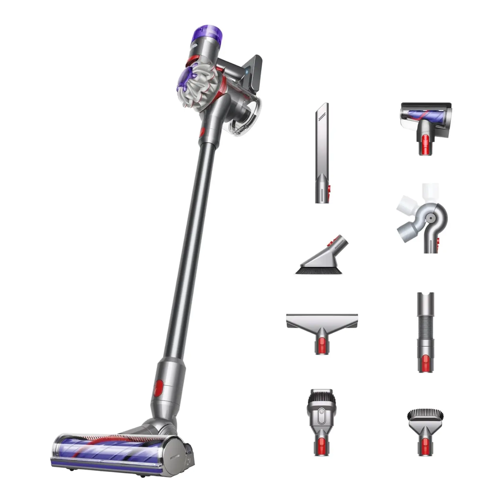 Aspiradora Inalámbrica Dyson V8 Origin+ Purple - Filtración HEPA, Motor Digital V8 y Kit de Accesorios