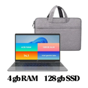 Laptop Hyundai HyBook 14.1" – Intel Celeron N4020, 4GB RAM, 128GB SSD, Windows 10 Home S Mode, Gris Espacial