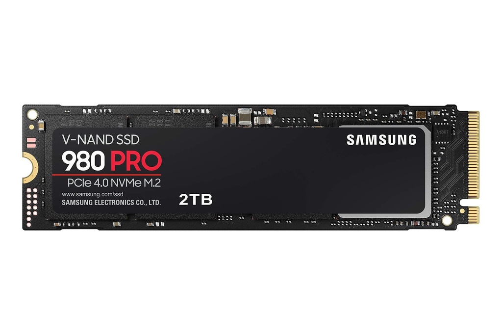 SAMSUNG 980 Pro 2TB PCIe NVMe Gen4 SSD Interno para Videojuegos M.2 (MZ-V8P2T0B/AM)