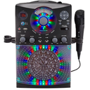 Sistema de Karaoke Singing Machine SML385UBK | Bluetooth | Luces de Discoteca LED | Reproductor CD+G y USB | Color Negro | Nuevo