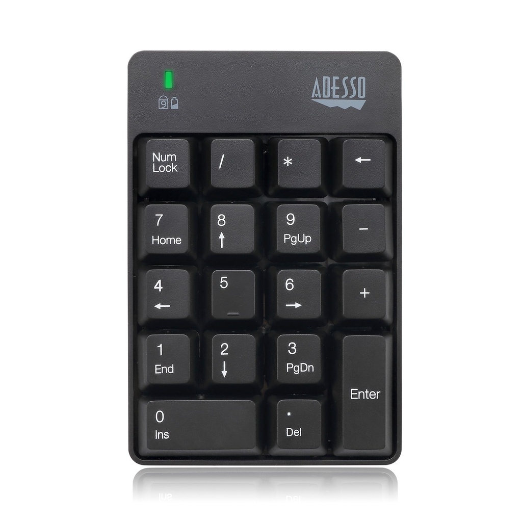Adesso USB Spill Resistant 18-Key Numeric Keypad