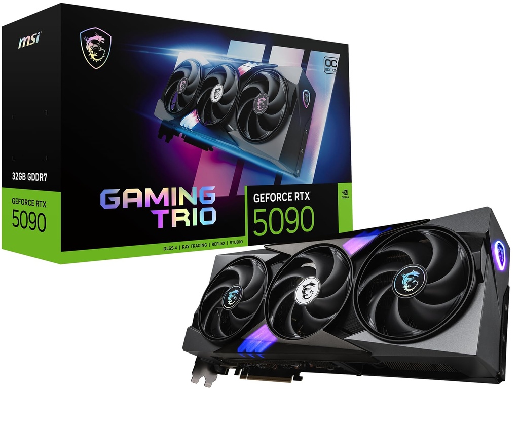 MSI Gaming Trio GeForce 5090 OC 32GB GDDR7 GPU- G5090-32GTC