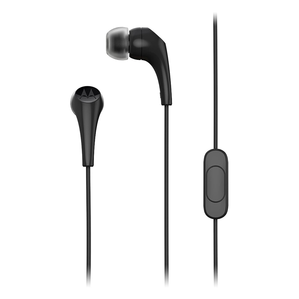 Motorola Earbuds 2-S, Noise isolation, 3.5mm , Mic - Black