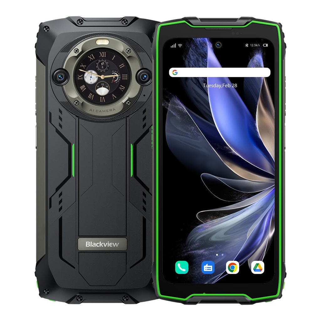 Blackview BV9300 PRO 6.7"+1.3'' 8+256GB Green LTE DS Rugged US MT6789V/CD(G99)