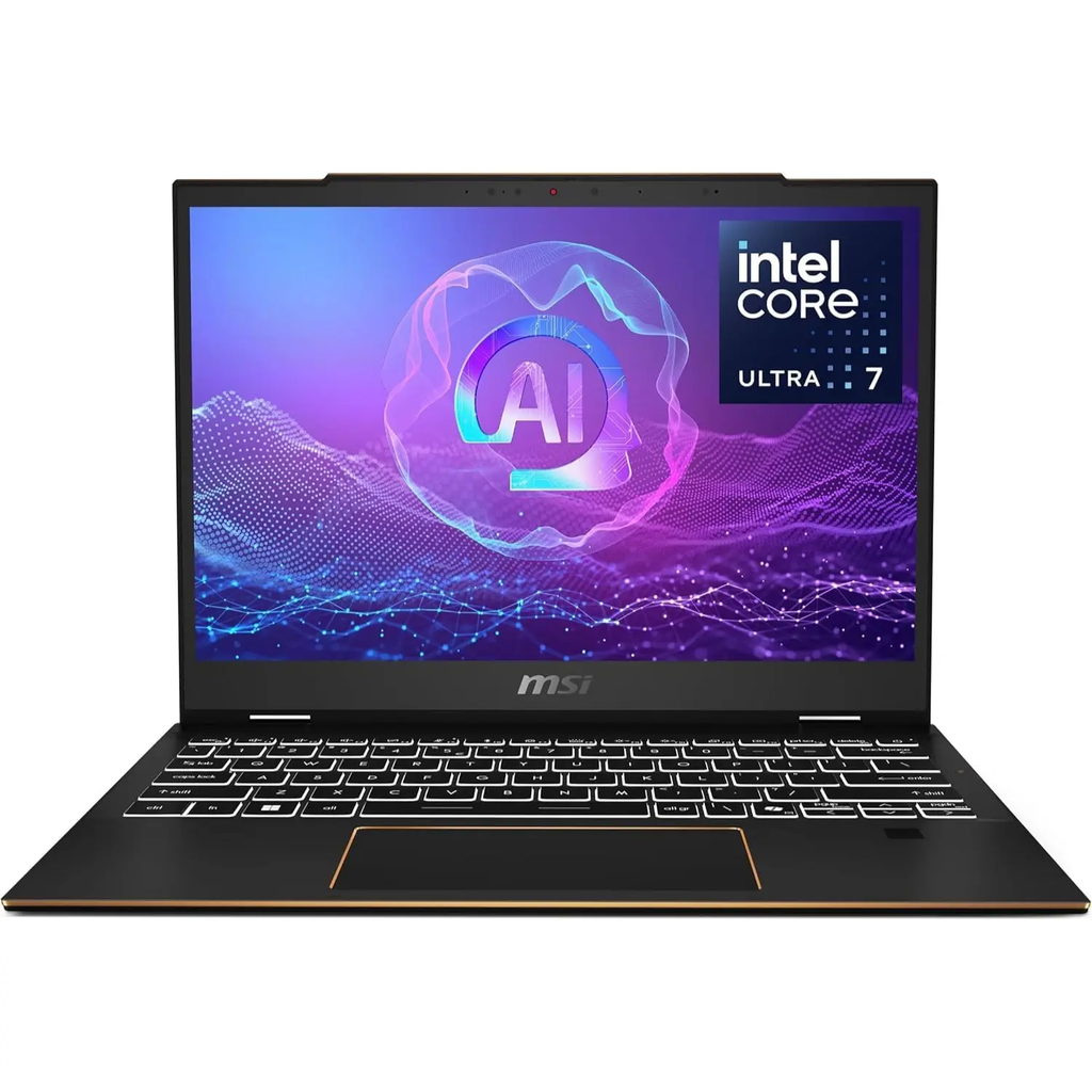 Laptop 2-en-1 MSI Summit 13 AI+ Evo | Intel Core Ultra 7 256V | 16GB RAM | 1TB SSD | 13.3" FHD+ Touch | Win 11 | Ink Black | A2VMTG-016