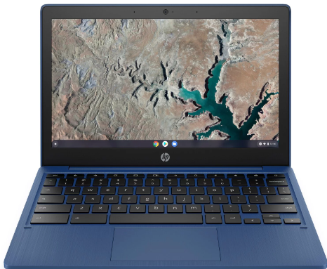 Refurbished HP Chromebook 11A-NA0120NR 11.6" TS HD IPS MediaTek MT8183 4 / LPDDR4 64 GB eMMC - Indigo Blue Grado B