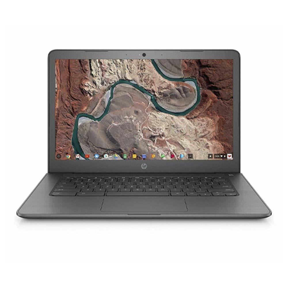 Refurbished - HP Notebook 14-ca043cl 14" Intel Celeron N3350 1.1 GHz Intel HD Graphics 500 4 GB RAM 32 GB eMMC Chrome OS™ BT Webcam Chalkboard gray, teclado en inglés 