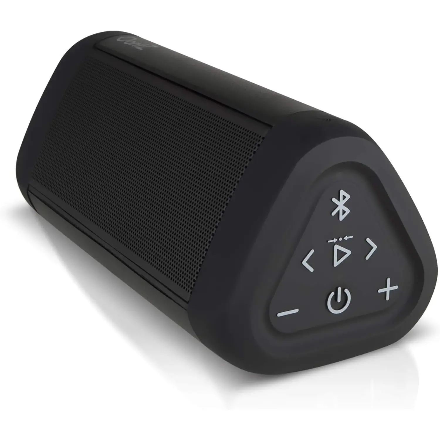 OontZ Angle 3 Ultra Black – Bocina Bluetooth 5.0 Portátil 14W, Waterproof IPX7, Alcance 100 ft, Sonido Estéreo Potente