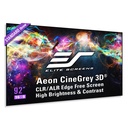 Elite Screens - visualización de proyector CLR y ALR de 110 pulgadas 16:9 4K/8K HDR, Borde Cero,visualización de proyector para cine en casa - Aeon CineGrey 3D AR110DHD3