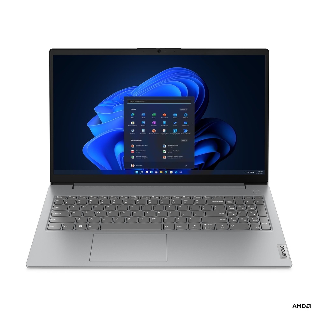 Laptop Lenovo V15 G4 AMN, AMD Ryzen 5 7520U , memoria RAM 8 GB, disco duro SSD 512 GB, Pantalla FHD de 15.6 pulgadas, Windows 11 Home