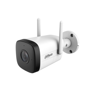 Cámara IP Bullet Wifi de 2 Megapíxeles/ Lente de 2.8 mm/ 100 Grados de Apertura/ IR de 30 Metros/ H.265/ Micrófono y Altavoz Integrados