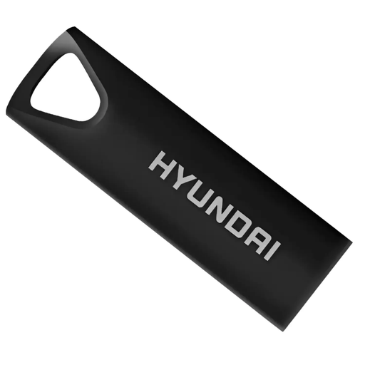 Hyundai USB Bravo Deluxe 16GB Alta Velocidad 2.0 Memoria Flash Metal Black