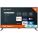 Onn 43" Smart TV FHD 1080p LED – Roku TV Integrado, Wi-Fi, Diseño Delgado – Refurbished 100133209