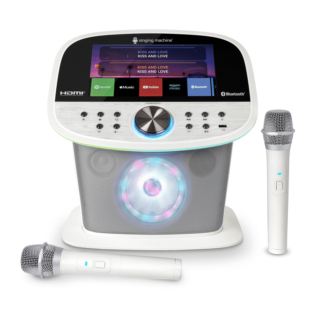 Singing Machine Premium WiFi Karaoke System with 10.1" Touchscreen Display/White