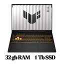 Laptop Gamer ASUS TUF Gaming A16 | 16″ (FHD) 165 Hz | AMD Ryzen 9 270 | NVIDIA GeForce RTX 5070 | 32 GB DDR5‑5600 | 1 TB SSD NVMe | Windows 11 Home | Teclado en Inglés | FA608UP-A16.R95070