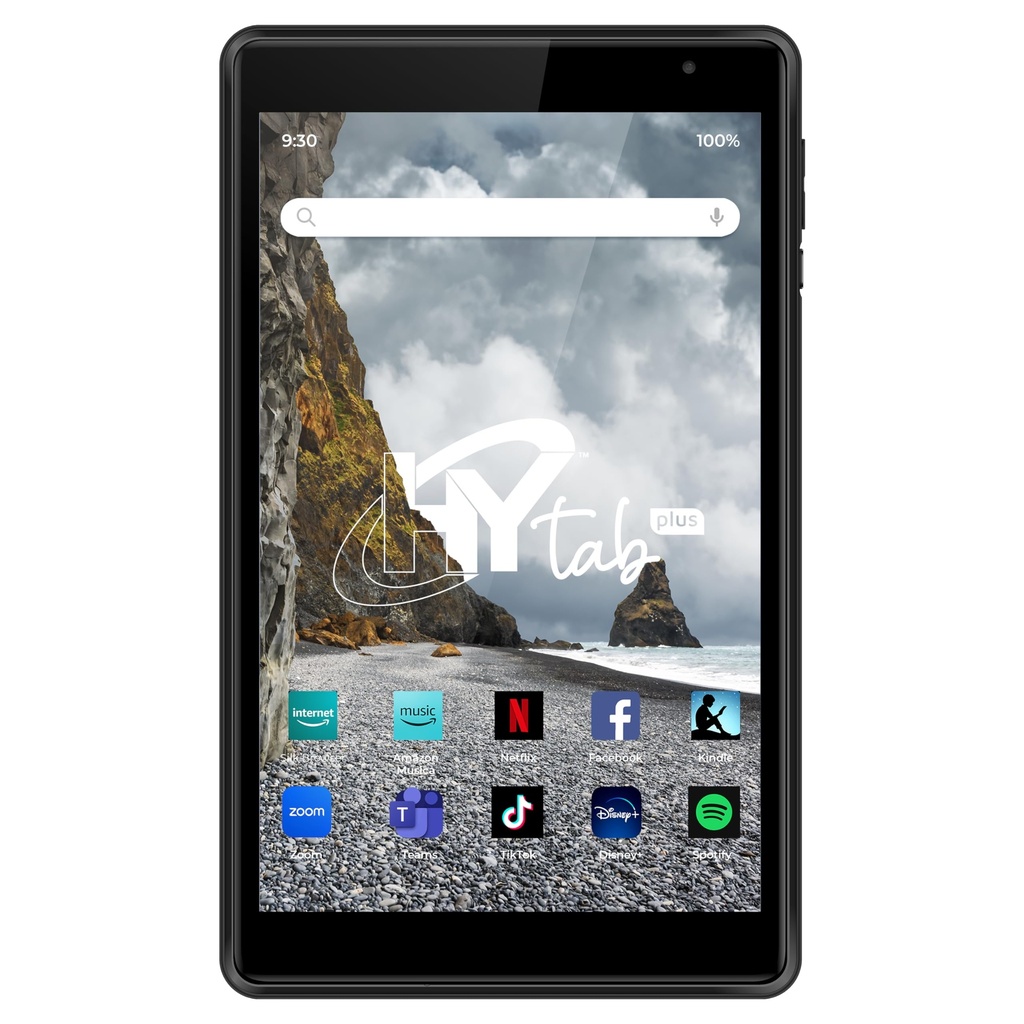 Tablet Hyundai HYTab Plus 8", Octacore A523, HD IPS 1280x800 G+G, 4GB/64GB, 8MP/13MP, Android 15, AC/AX WiFi, 4000 mAh, Rubber Oil Plastic Includes Stylus Pen, Earbuds and Screen Protector – Black