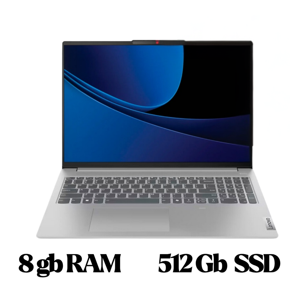 Lenovo IdeaPad Slim 5 – Laptop 16″ LED, Intel Core 7 150U, 8GB RAM LPDDR5, 512GB SSD, Windows 11 Home, Teclado Inglés