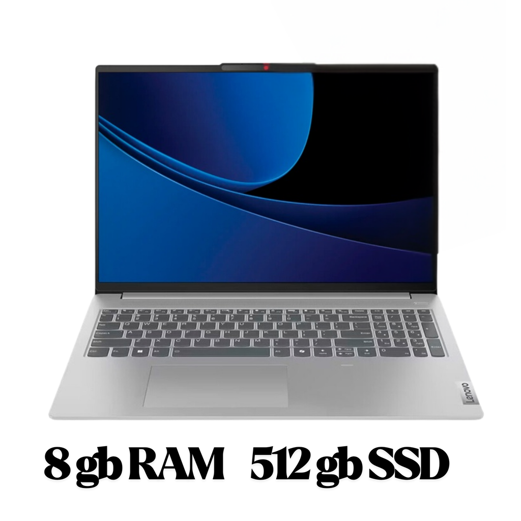 Lenovo IdeaPad Slim 5 – Laptop 16″ LED, Intel Core 7 150U, 8GB RAM LPDDR5, 512GB SSD, Windows 11 Home, Teclado Inglés
