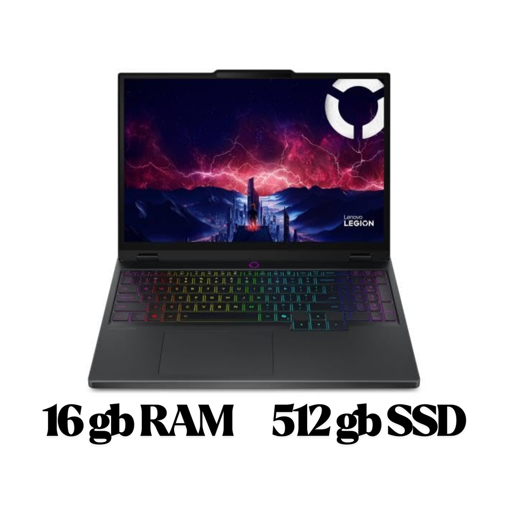 Lenovo Legion 5 165HZ Gaming Notebook AMD Ryzen 7 260 16GB RAM 512GB SSD NVIDIA GeForce RTX 5060 Eclipse 15.1" OLED WQXGA  Black W11