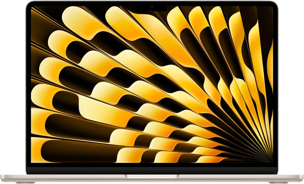 Apple Laptop MacBook Air 2025 de 13 pulgadas con chip M4: diseñada para Apple Intelligence, pantalla de retina líquida de 13.6 pulgadas, memoria unificada de 16 GB, almacenamiento SSD de 256 GB,
