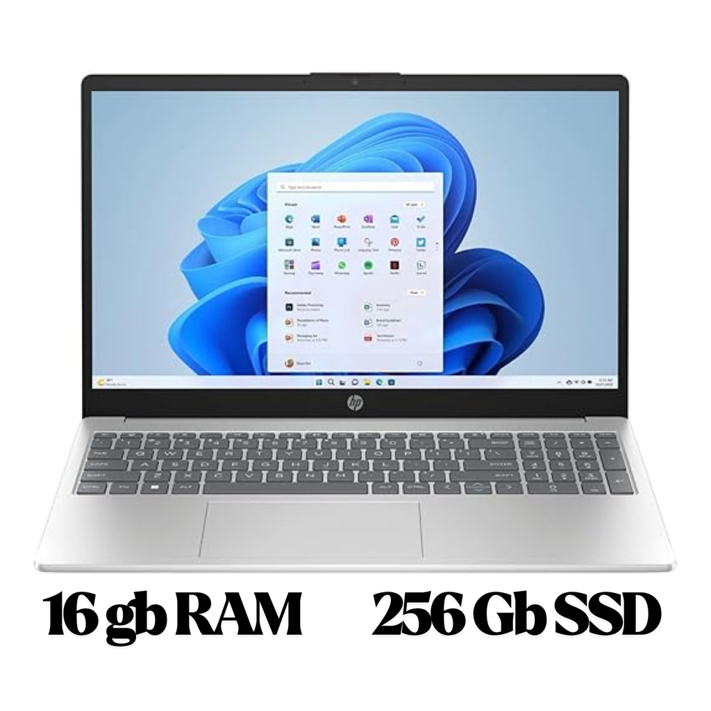 HP 15-FC0043LA 15.6″ Laptop – AMD Ryzen™ 3-7320U 8GB RAM 512GB SSD W11 H