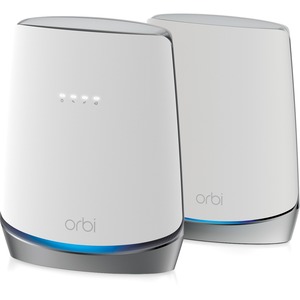 Refurbished Grado C NETGEAR Orbi - Sistema WiFi 6 para Todo el hogar con módem de Cable Integrado DOCSIS 3.1 (CBK752) - Enrutador de módem de Cable + 1 Extensor de satélite