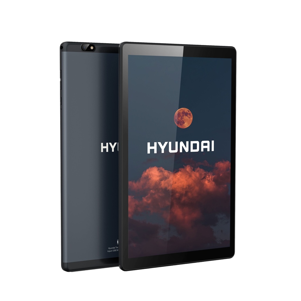 Hyundai HYtab Pro 10LC1, 10.1" 800*1280 HD IPS, Android 13, Spreadtrum SC9863A, Octa-Core Processor, 4GB RAM, 64GB Storage,  5MP/8MP, 6000mAh, LTE, Includes Stylus Pen, Earbuds, Screen Protector and Folio PU Case - Space Grey