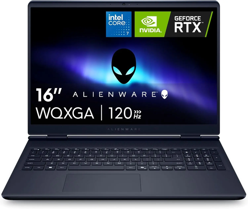 Dell Alienware Aurora 16 AC16250 GAMING Core™ 7 240H 1TB SSD 16GB 16" (2560x1600) 120Hz WIN11 NVIDIA® RTX 5060 8192MB BLUE Backlit Keyboard 1-year on-site warranty