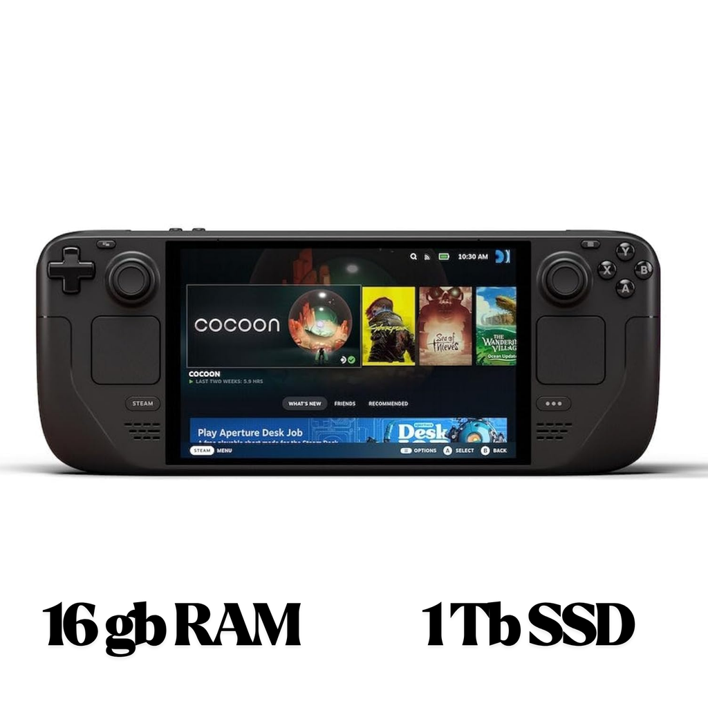 Valve Steam Deck OLED 1 TB NVMe SSD - Consola Portátil Gaming de Alto Rendimiento con Pantalla HDR