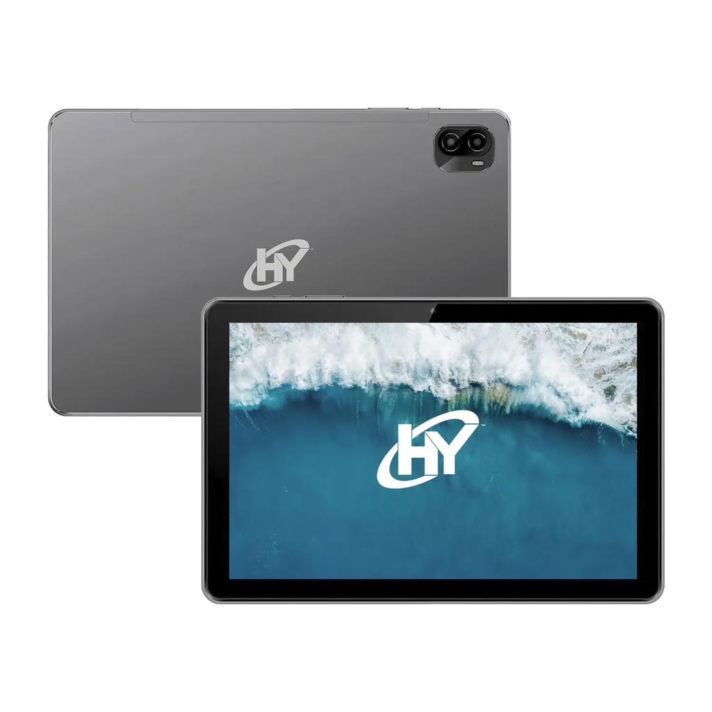 Hyundai HYTab Plus 10.1”, Octacore T606, HD IPS 1280x800 G+G, 6GB/128GB, 8MP/13MP, Android 15, AC WiFi, 4G, 6000 mAh, Metal, Includes Stylus Pen, Earbuds and Screen Protector  – Space Grey