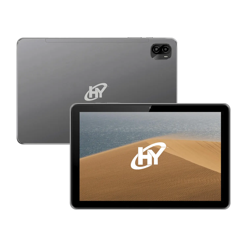 Hyundai HYTab Plus 10.1”, Octacore T606, HD IPS 1280x800 G+G, 8GB/256GB, 8MP/13MP, Android 15, AC WiFi, 4G, 6000 mAh, Metal, Includes Stylus Pen, Earbuds and Screen Protector  – Space Grey