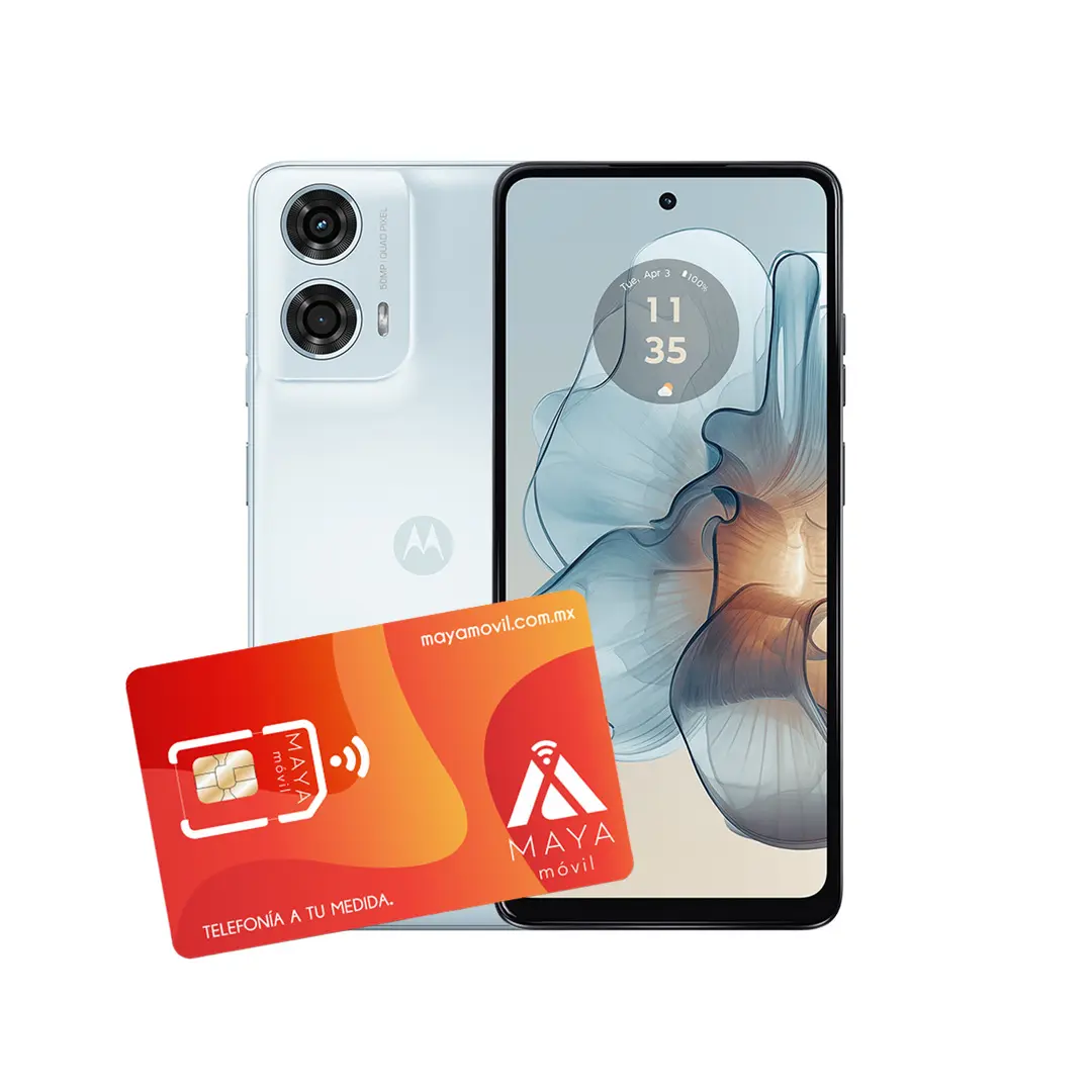 Motorola Moto G24 Power 256GB - Celeste Glaciar + SIM Maya Móvil Eco 2GB por 30 días