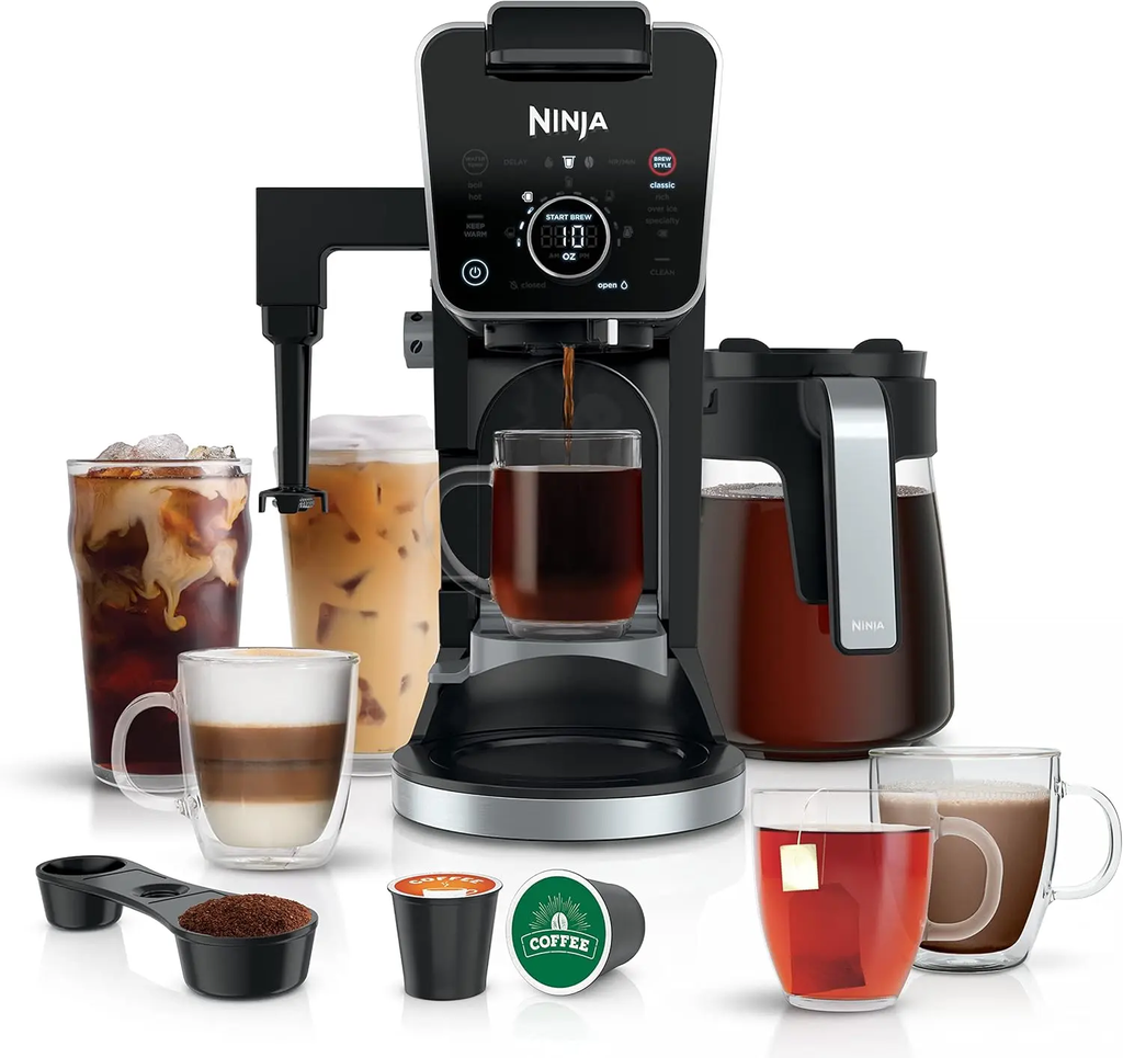 Ninja Cafetera de especialidad (Porción única, cápsula y goteo de 12 tazas)