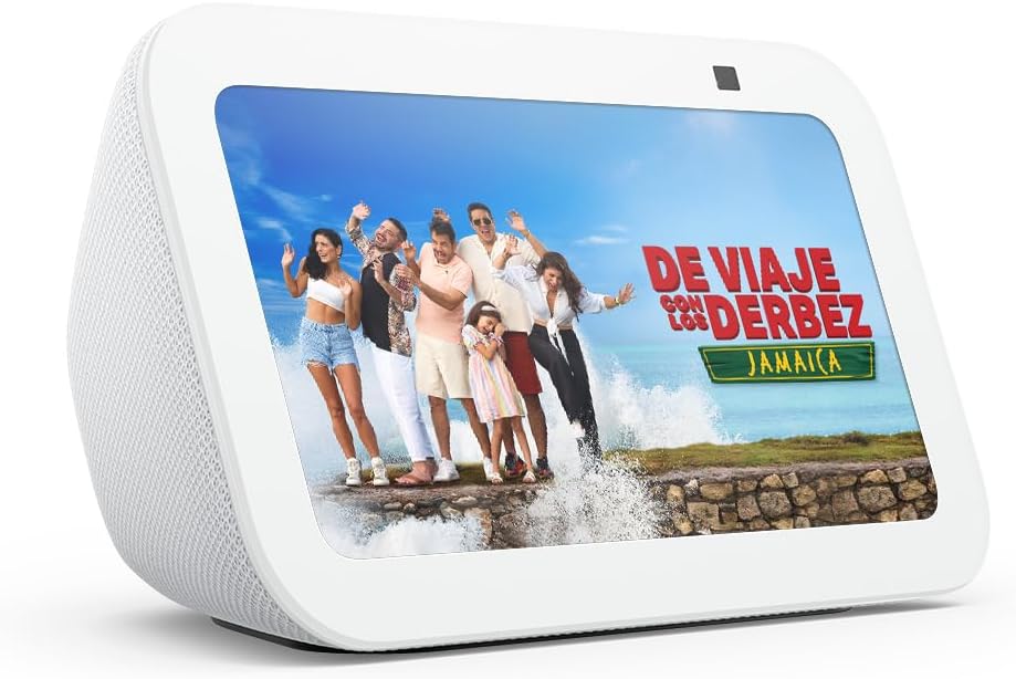 Amazon Echo Show 5 (3.ª generación, modelo de 2023) | Pantalla inteligente con graves más profundos y sonido más claro | Blanco | UPC: 840080571539