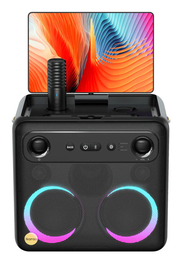 BREAKX2 Portable Wireless Audio Machine – 106dB Sound, Dual 4" Woofers, 10.1” HD Screen, Powerful Portable Speaker for Music & Entertainment