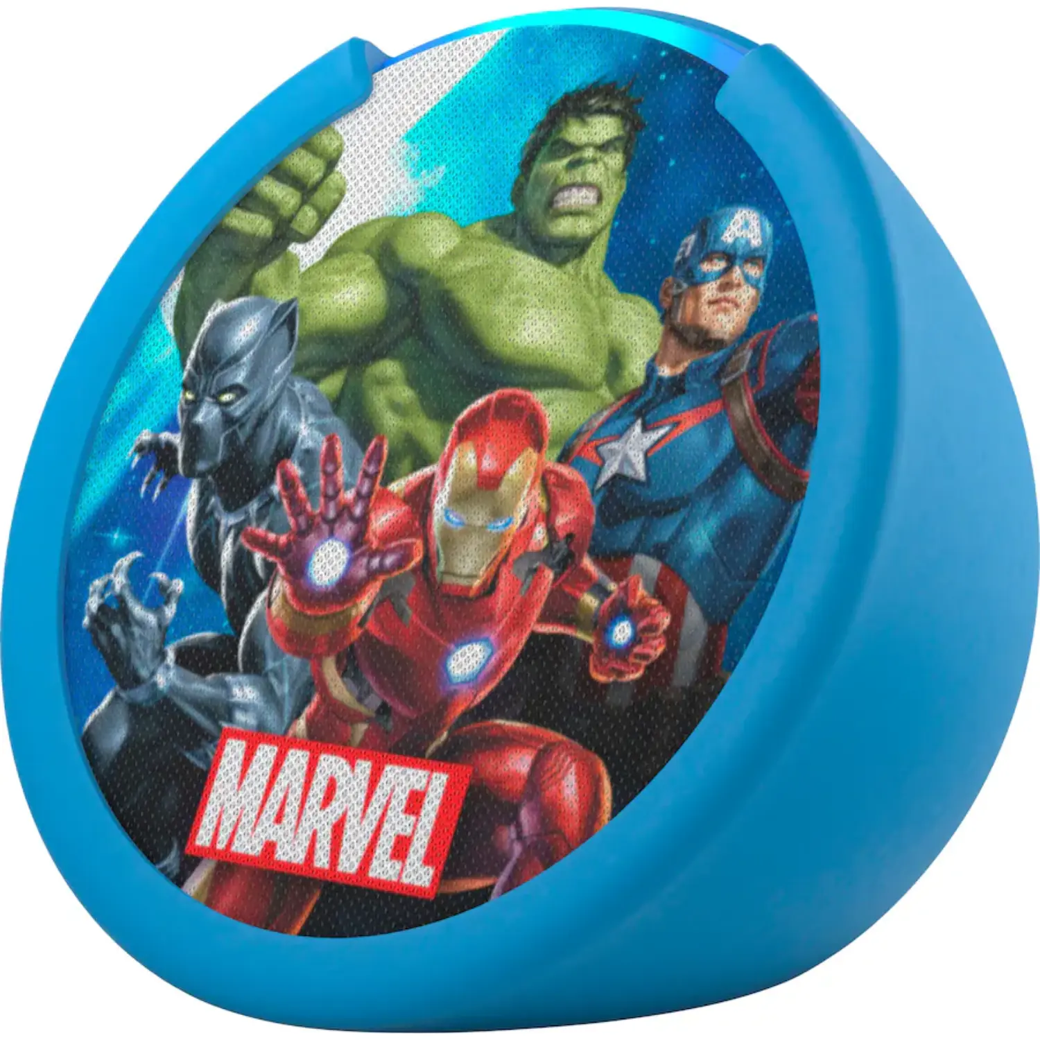 Amazon Echo Pop Kids Bocina Inteligente Alexa Marvel Avengers