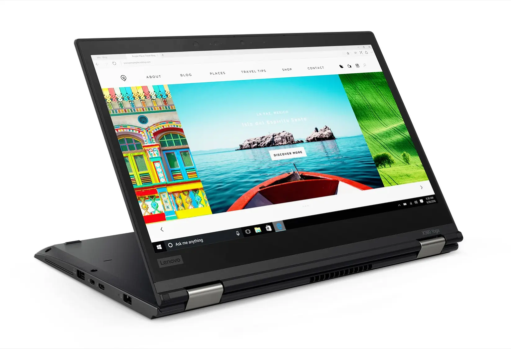 Refurbished - Lenovo ThinkPad X380 Yoga 2-in-1 Laptop, 13.3" FHD (1920x1080), 8th Gen Intel Core i7-8550U, 8GB RAM, 256GB SSD, Windows 11 Pro Touchscreen *Grade A*