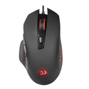 Mouse Gamer Gainer Black – Inalámbrico y Alámbrico, 600–4000 DPI, 7 Botones Programables, Luz Roja, 500Hz de Frecuencia de Respuesta