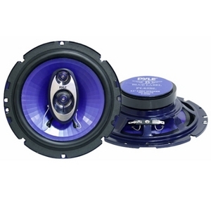 Bocina Altavoz Para Auto Pyle PL63BL | 16.5 cm 720 Watt 3 Vías Coche Altavoces coaxiales de Audio Azul estéreo