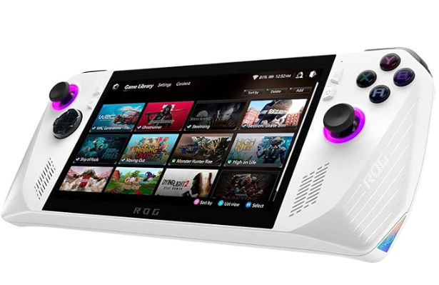 Refurbished ASUS ROG Ally 7" 120Hz FHD 1080p Gaming Handheld - AMD Ryzen Z1 Extreme Processor - 512GB - White Grado B