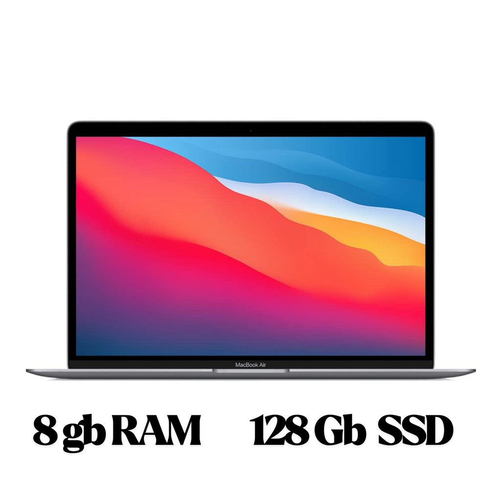 Apple MacBook Air 13.3″ (2020) – Chip M1, 8GB RAM, 128GB SSD, 8-Core CPU / 7-Core GPU, Ultraligera y Potente MGN93LL/A