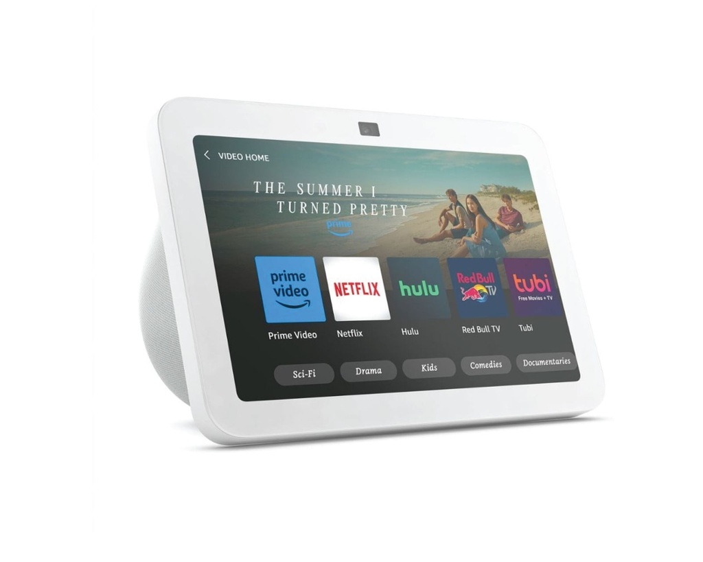 Amazon Echo Show 8 (3.ª generación), Con audio espacial, hub de Casa Inteligente y Alexa, Negro, con el Acceso Anticipado de Alexa+ - Blanco