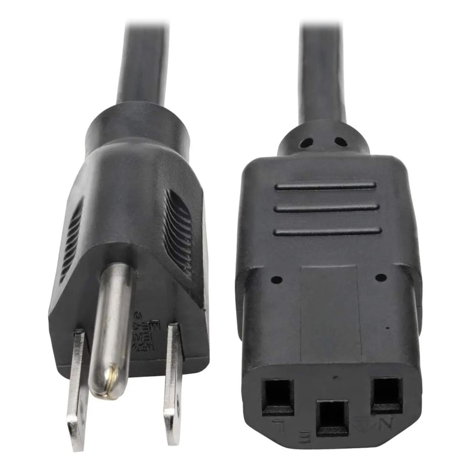 Tripp Lite P006-003 - Cable de Alimentación para Computadora de 3 pies (0.9m), 18 AWG, 10A, NEMA 5-15P a C13
