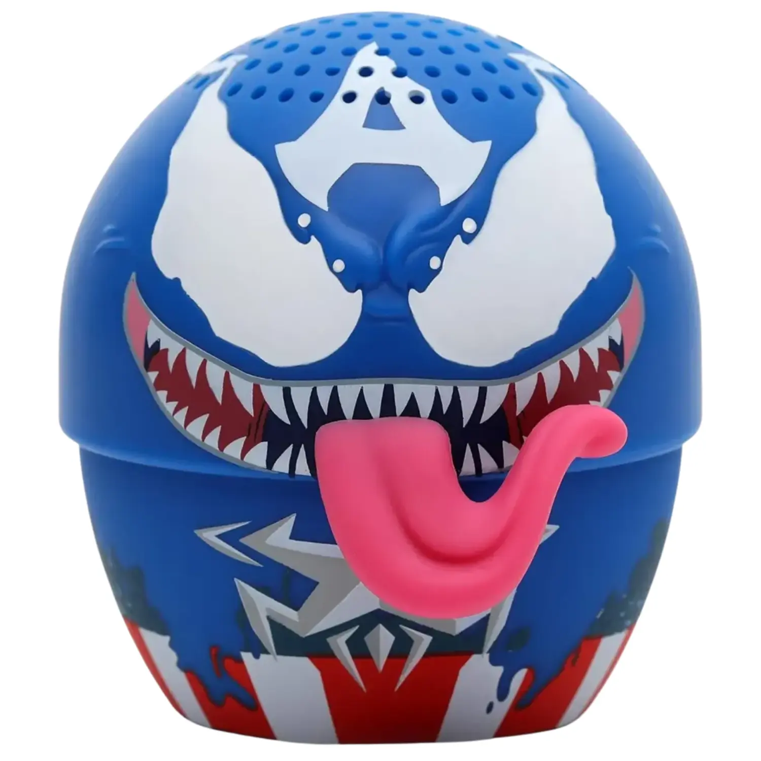 Bitty Boomers Venomized Captain America Bocina Bluetooth Mini Marvel Coleccionable