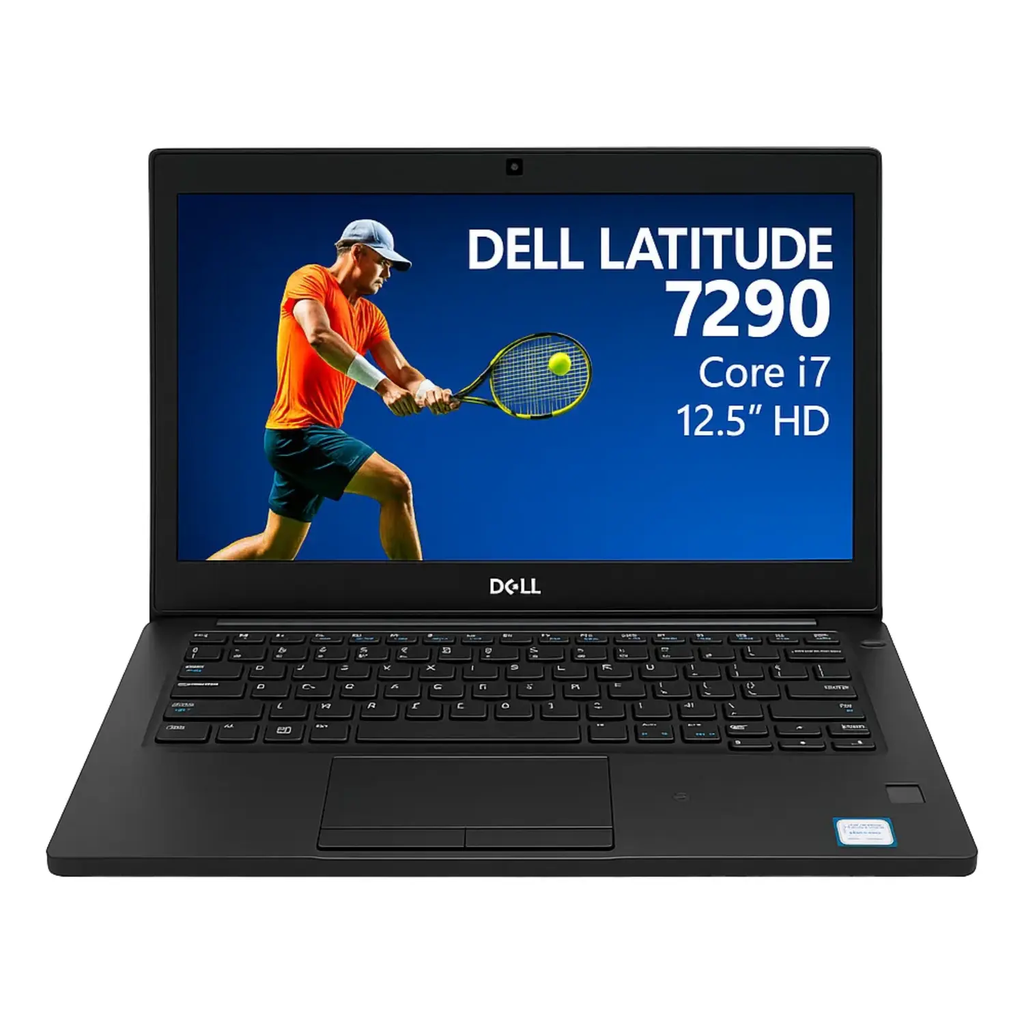 Dell Latitude 7290 12.5″ HD – Intel Core i7-8650U, 16GB RAM, 512GB SSD, Windows 11 Pro, Teclado Retroiluminado Inglés