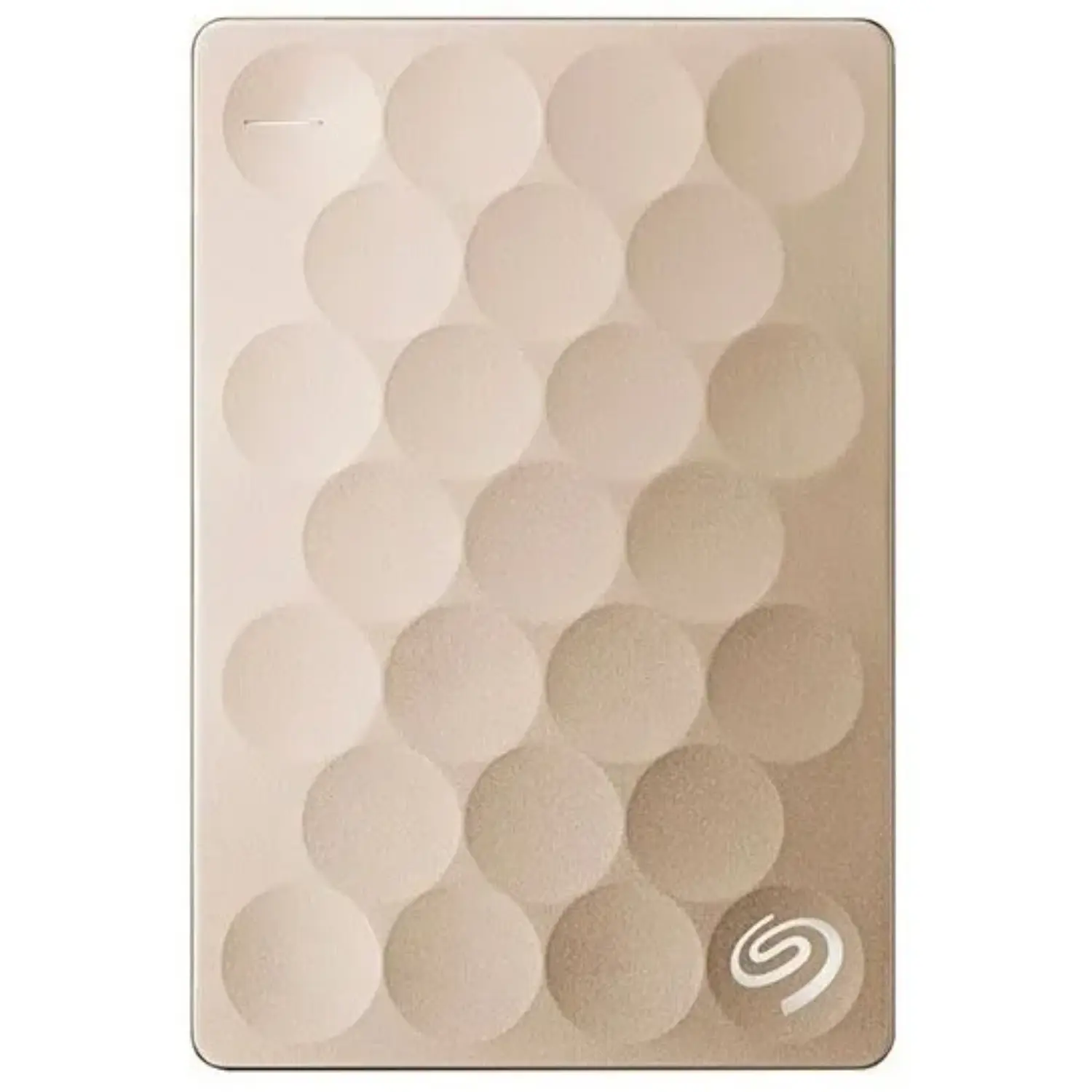 Disco Duro Externo SEAGATE Backup Plus Ultra Slim 2TB | Dorado Metálico | USB 3.0 | Ref. STEH2000101 | Portátil 2.5″ | Diseño Premium