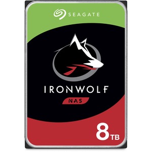 Refurbished Seagate IronWolf ST8000VN004 8 TB Hard Drive - 3.5" Internal - SATA (SATA/600) - Conventional Magnetic Recording (CMR) Method Grado B