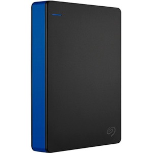 Seagate Refurbished Game Drive STGD4000400 4 TB Portable Hard Drive - External - Black, Blue